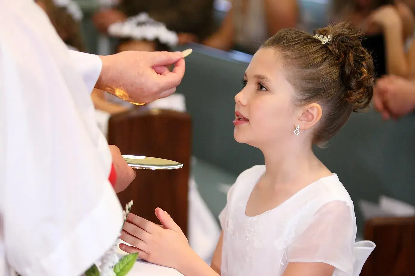 Enfants le jour de leur première communion